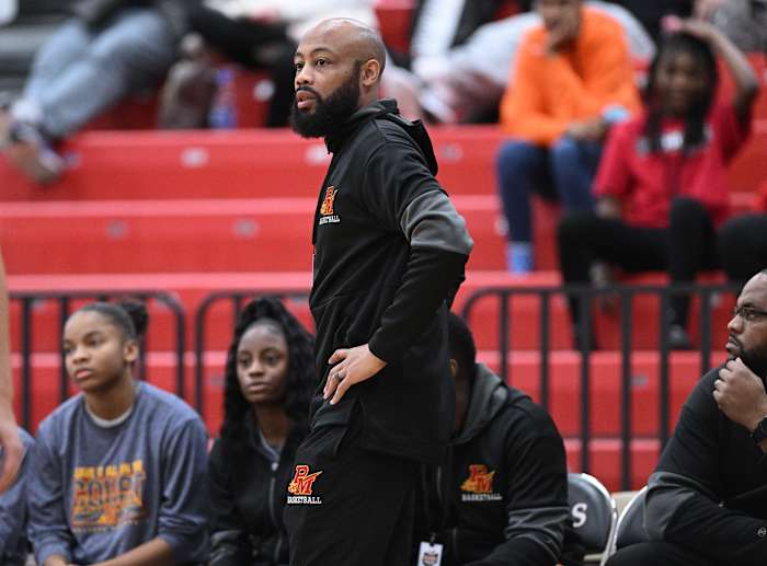 Purcell Marian vs Laurel girls basketball Jeff Harwelll39